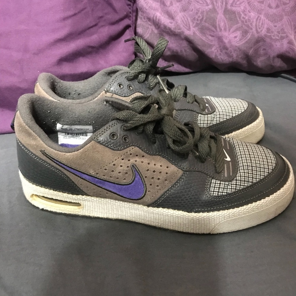 Grey Suede Nike Air Sneakers